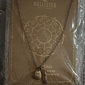 Hollister Gold Zodiac Necklace